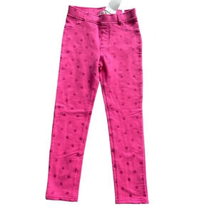 H & M NEW NWT PINK GIRLS LEGGINGS PANTS BOTTOMS SIZE 10 LARGE (8-9 YEARS)